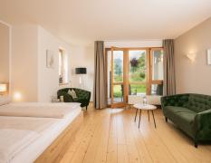 Naturhotel Landhof Irschen Beispiel eines Doppelzimmers im Naturhotel Landhof Irschen