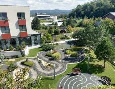 Hotel und Spa Linsberg Asia Garten und Aussenansicht des Hotels und Spa Linsberg Asia