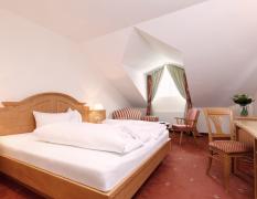 Das Schlössl Beispiel eines Doppelzimmers im Hotel Das Schlössl
