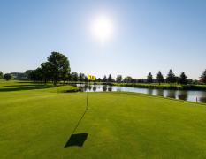 Greenfield Hotel Golf und Spa Blick auf den Golfplatz direkt vor dem Greenfield Hotel Golf und Spa
