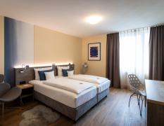 Zimmer für 2 Personen als Beispiel der Zimmer des Best Western Hotels Palatin in Wiesloch