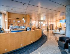 Rezeption des Best Western Hotels Palatin in Wiesloch