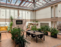 Atriumansicht des Hotels Mercure Am Entenfang