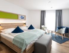 Beispiel eines Doppelzimmers des Berghotels Kristall in Idar-Oberstein