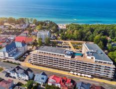 Aussenansicht von oben des Resort Krol Plaza Hotels