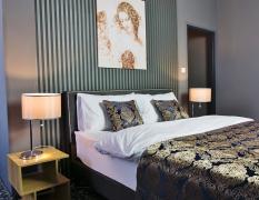 Zimmerbeispiel eines Doppelzimmers des DaVinci Hotel und Spa
