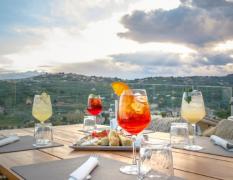Blick aufs Meer in der Villa Giada