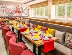 Frühstücksbereich im Hotel Schwarzbachtal